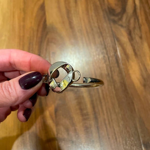 Silver Knotted Bangle Bracelet - Picture 4 of 5